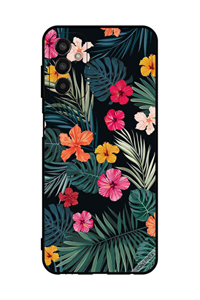 Covernex غطاء حماية لهاتف سامسونج جالاكسي F13 متعدد الألوان زهور وريش