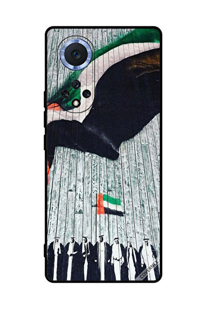 Covernex غطاء حماية لهاتف Honor 50 Pro مع علم وحاكم الإمارات العربية المتحدة