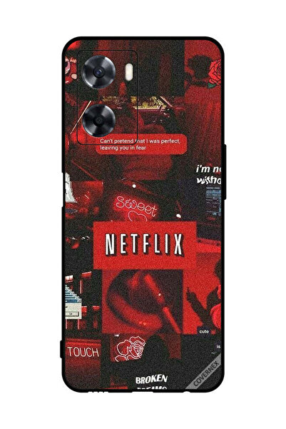 Covernex غطاء حماية لهاتف Oppo A57s - علامات Netflix