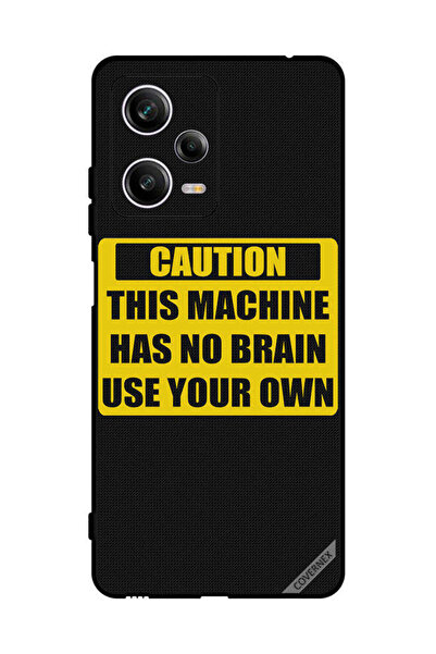 Covernex غطاء حماية لهاتف شاومي ريدمي نوت 12 برو تحذير: هذه الآلة ليس لها عقل...