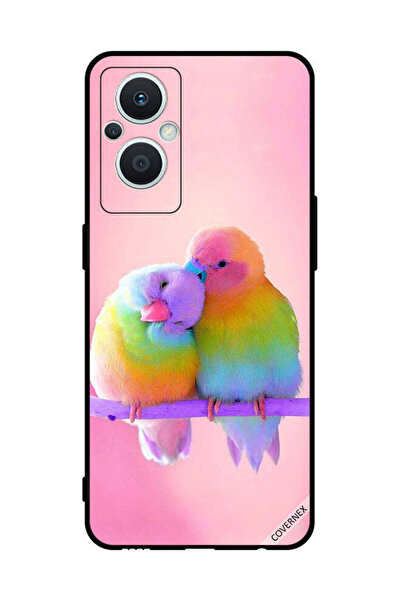Covernex غطاء حماية لهاتف Oppo Reno 7 Lite طيور لطيفة