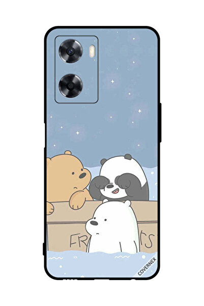 Covernex غطاء واقي لغطاء حماية لـ Oppo A77s Bear Friends