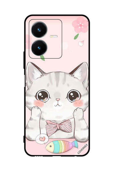 Covernex غطاء حماية لهاتف Vivo Y22s Cat Fish