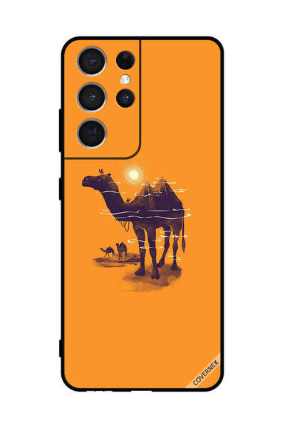 Covernex غطاء حماية لهاتف سامسونج S21 Ultra 5G برسومات الجمال والشمس