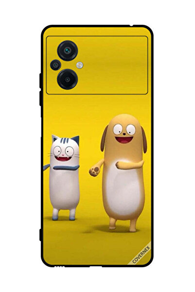 Covernex غطاء حماية لهاتف Xiaomi Poco M5 4G قصة قطة وكلب