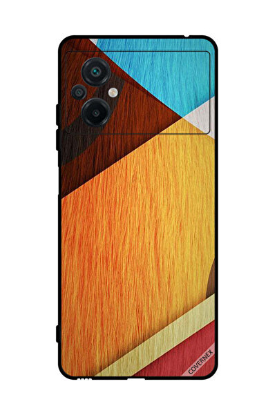 Covernex غطاء حماية لهاتف Xiaomi Poco M5 4G بنسيج خشبي