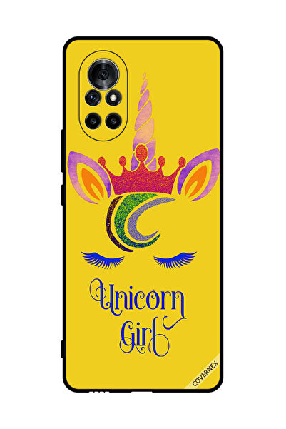 Covernex غطاء حماية لهاتف هواوي نوفا 8 5G - رسم فتاة يونيكورن