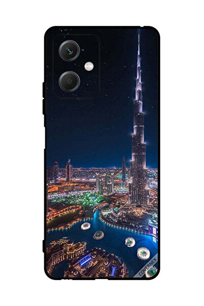 Covernex غطاء حماية لهاتف شاومي ريدمي نوت 12 منظر ليلي لوسط المدينة