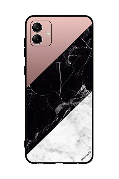 Covernex غطاء حماية لهاتف سامسونج جالاكسي A04 4G بنمط مزيج من الرخام واللون العادي