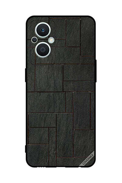 Covernex غطاء حماية لهاتف Oppo Reno 7 Lite بنمط جدار حجري