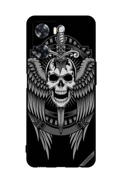 Covernex غطاء حماية لهاتف Oppo A57s بتصميم جمجمة وأجنحة نسر