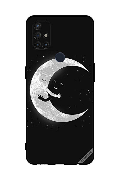 Covernex غطاء حماية لهاتف OnePlus Nord N10 5G مع عناق القمر والسماء المظلمة