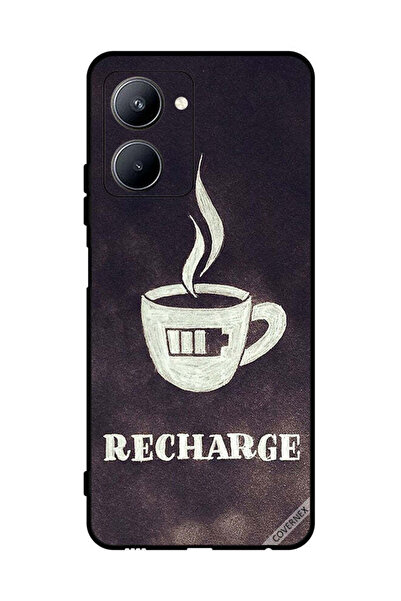 Covernex غطاء حماية لهاتف Realme C33 Coffee Recharge