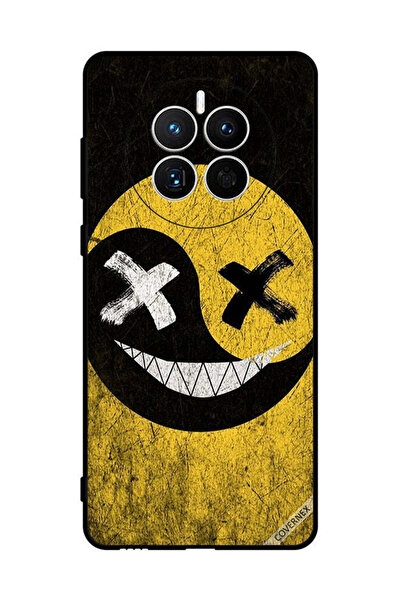 Covernex غطاء حماية لهاتف هواوي ميت 50 إي برسومات وجه مارشميلو