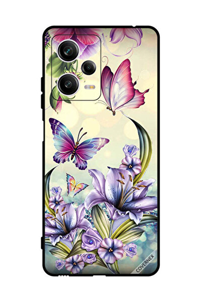 Covernex Protective Case Cover For Xiaomi Redmi Note 12 Pro Purple Flowers & ...