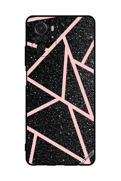 Covernex غطاء حماية لهاتف شاومي ريدمي نوت 10 4G بنمط بريقات ومسارات