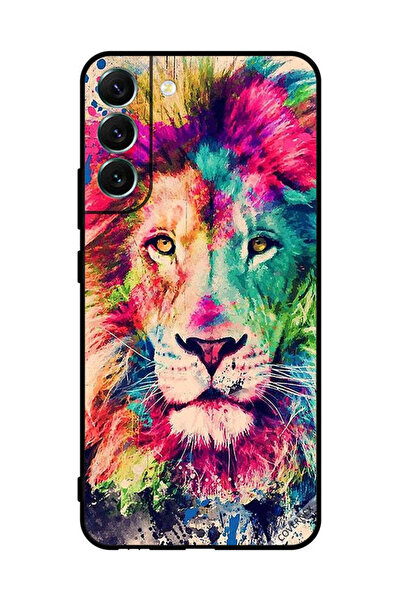 Covernex غطاء حماية لهاتف سامسونج S22+ 5G، رسمة الأسد