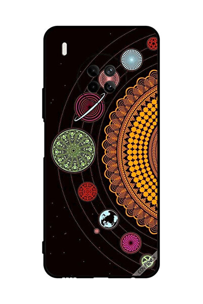 Covernex غطاء حماية لهاتف هواوي Y9A بتصميم ماندالا للنظام الشمسي