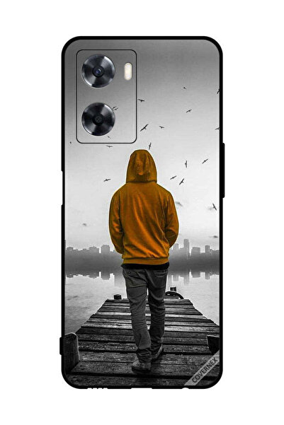 Covernex غطاء حماية لهاتف Oppo A57s - فتى حزين يمشي