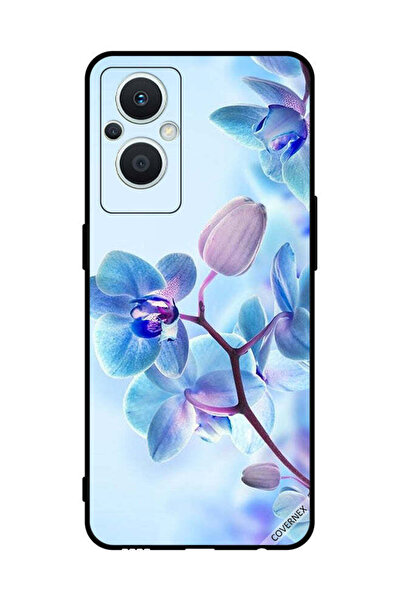 Covernex غطاء حماية لهاتف Oppo Reno 7 Lite - زهور الأوركيد
