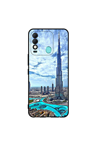 Covernex غطاء حماية لهاتف تكنو سبارك 8 - برج خليفة - سحابات اللمس