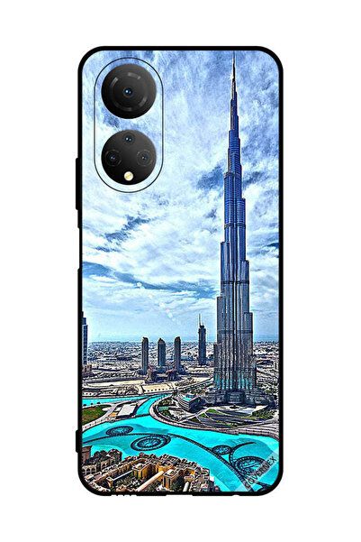 Covernex غطاء حماية لهاتف Honor X7 - برج خليفة - سحابات اللمس