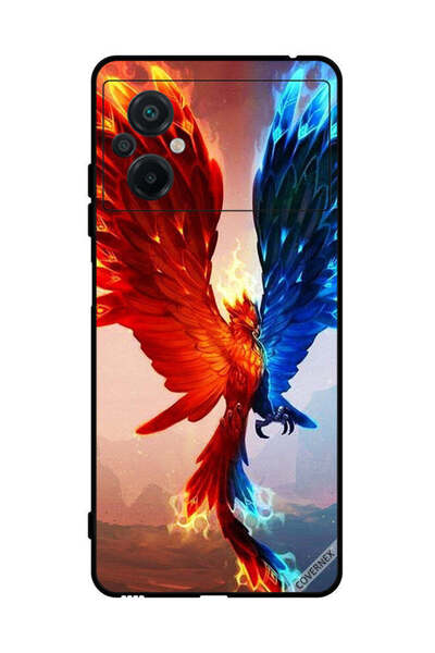 Covernex غطاء حماية لهاتف شاومي بوكو M5 4G بخلفية نسر النار والماء