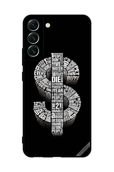 Covernex غطاء حماية لهاتف سامسونج S22+ 5G بطبعة دولار الخط