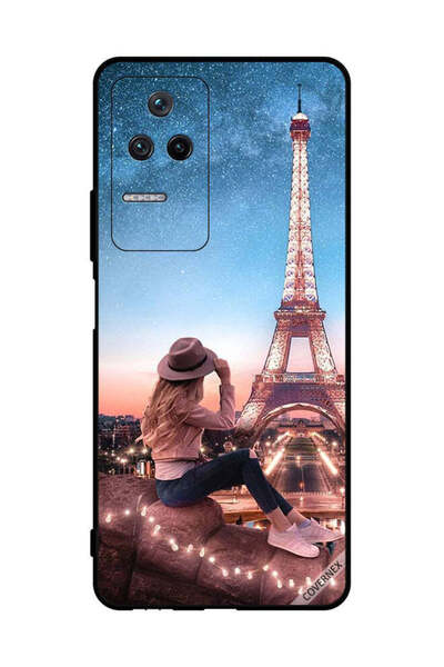 Covernex غطاء حماية لهاتف Xiaomi Poco F4 5G مع قبعة وبرج إيفل