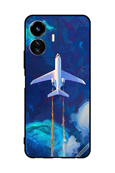 Covernex غطاء حماية لهاتف vivo Y77e Airplane Art