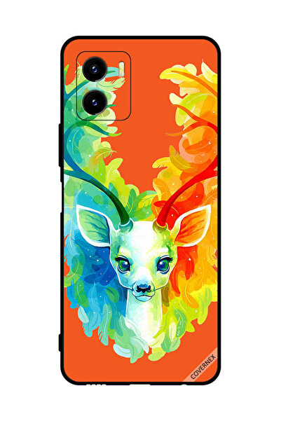 Covernex غطاء حماية لهاتف فيفو Y15s - غزال ملون