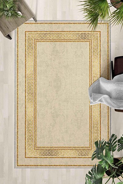 Monnhein Covor lavabil cu bază anti-alunecare – Covor modern cu imprimare dig...