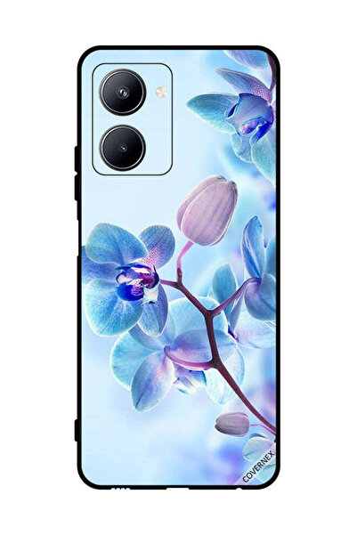 Covernex غطاء حماية لهاتف Realme C33 بنقشة زهور الأوركيد