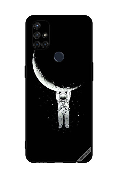 Covernex غطاء حماية لهاتف OnePlus Nord N10 5G، صورة رائد فضاء معلق على القمر،...