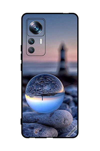 Covernex غطاء حماية لهاتف شاومي 12T Pro، تصوير رائع للطبيعة في زجاج دائري