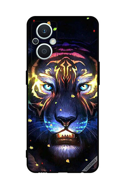 Covernex غطاء حماية لهاتف Oppo Reno 7 Lite - مشبك فني على شكل أسد