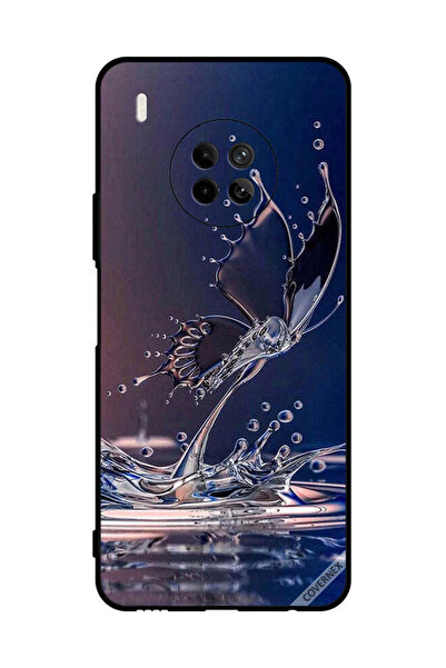 Covernex غطاء حماية لهاتف هواوي Y9A - قطرات الماء - فراشة