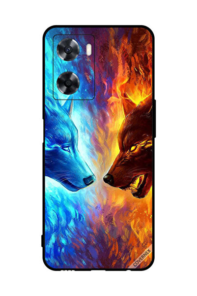 Covernex غطاء حماية لهاتف Oppo A77 4G - ذئب الماء والنار