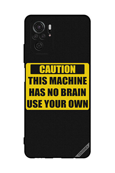 Covernex غطاء حماية لهاتف شاومي ريدمي نوت 10 إس 4 جي تحذير: هذا الجهاز لا يحتوي على دماغ استخدمه بنفسك