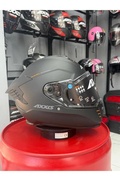 AXXIS Hawk Evo Mat Siyah KN MASTER İNTERCOM HEDİYELİ