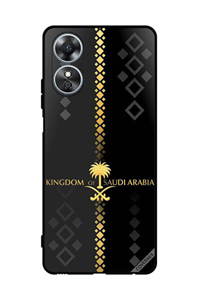 Covernex غطاء حماية لهاتف Oppo A17 بنمط المملكة العربية السعودية