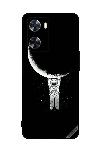 Covernex غطاء حماية لهاتف Oppo A57s، صورة رائد فضاء معلق على القمر