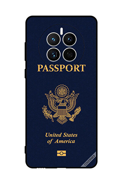 Covernex غطاء حماية لهاتف هواوي ميت 50E بنمط جواز السفر الأمريكي