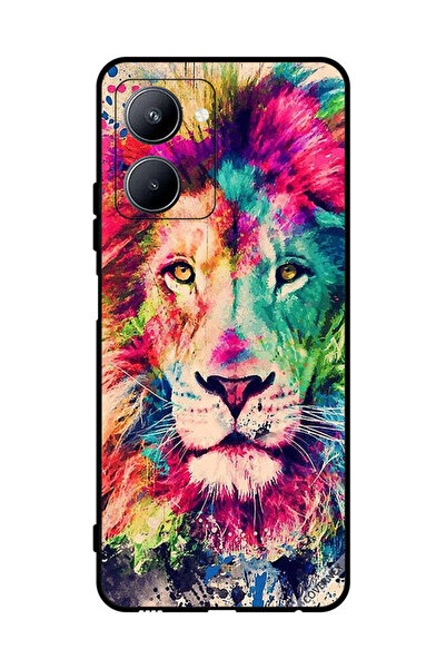 Covernex غطاء حماية لهاتف Realme C33 - رسمة الأسد