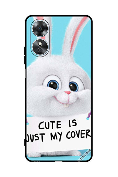 Covernex غطاء حماية لهاتف Oppo A17 - أرنب لطيف هو مجرد غطاء لي