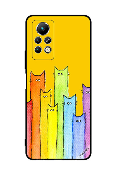 Covernex غطاء حماية لهاتف Infinix Note 11 Pro بتصميم دمية قطة