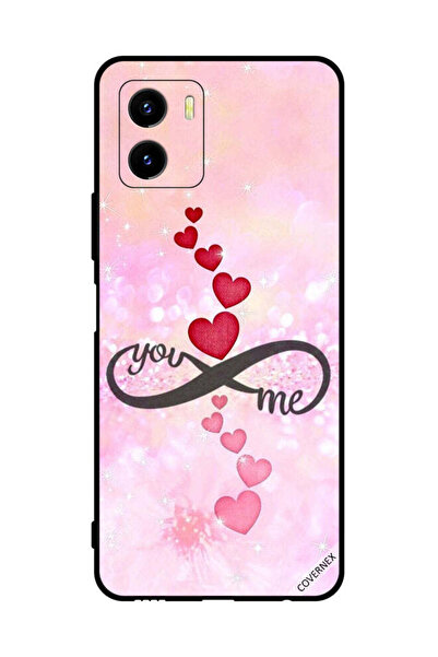 Covernex غطاء حماية لهاتف فيفو Y15s - قلوب أنت إنفينيتي مي