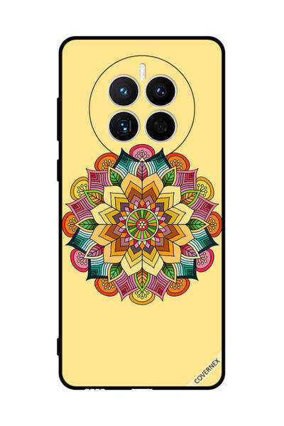 Covernex غطاء حماية لهاتف هواوي ميت 50E بنمط ماندالا دائري