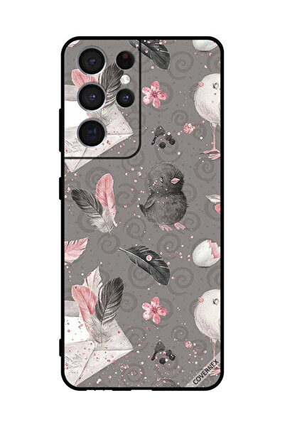 Covernex غطاء حماية لهاتف سامسونج S21 Ultra 5G ريش وفراخ