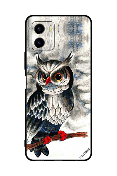 Covernex غطاء حماية لهاتف فيفو Y15s - رسم بومة